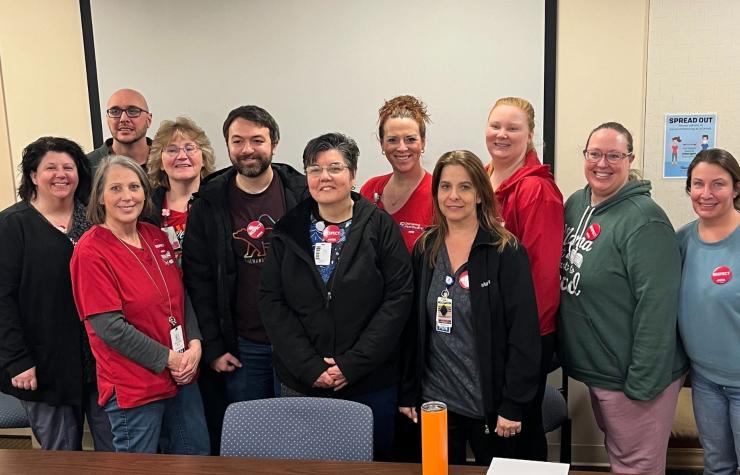 Oneida Nurses March on Boss