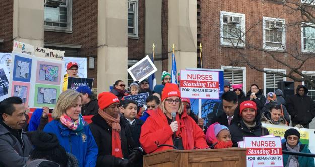 Tracey Kavanaugh at Podium