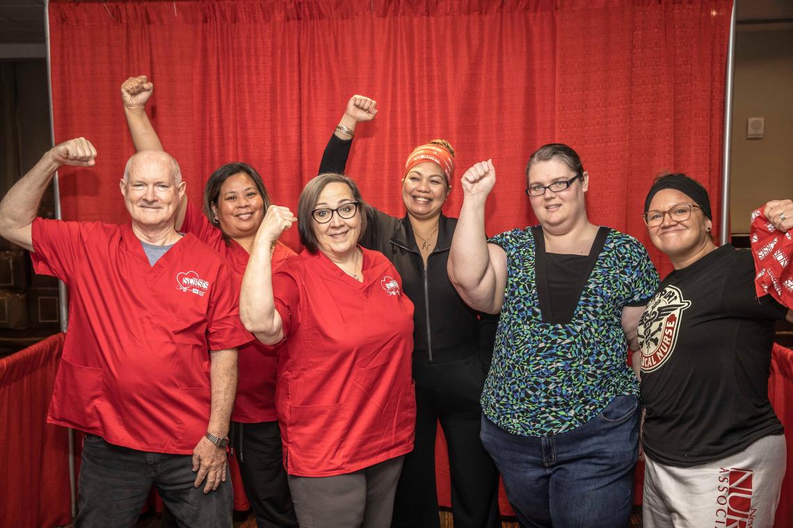 Albany Medical Center Nurses at the 2023 NYSNA Convention