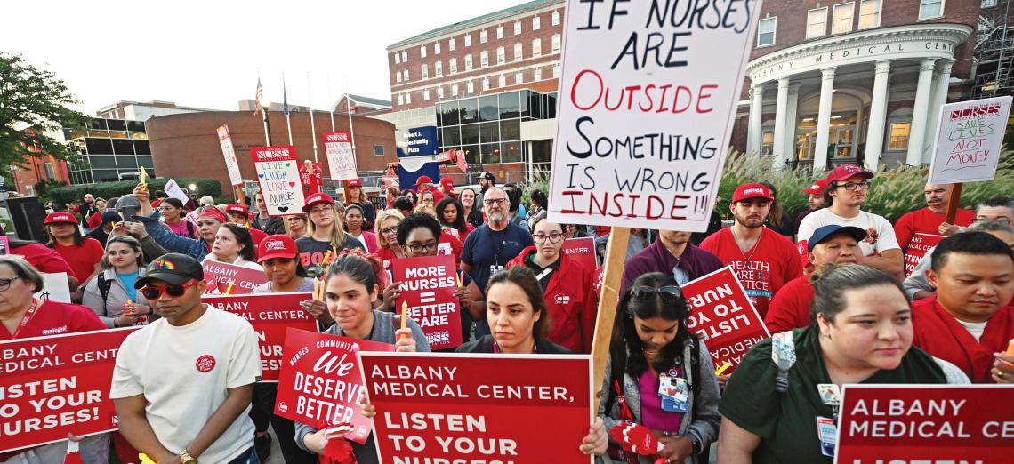 Albany Med Nurses Fight to Protect Patient Care in the Capital Region