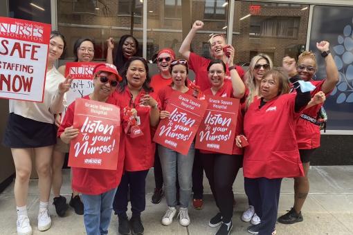 Gracie Square Hospital Nurses Rally for a Fair Contract with Safe Staffing