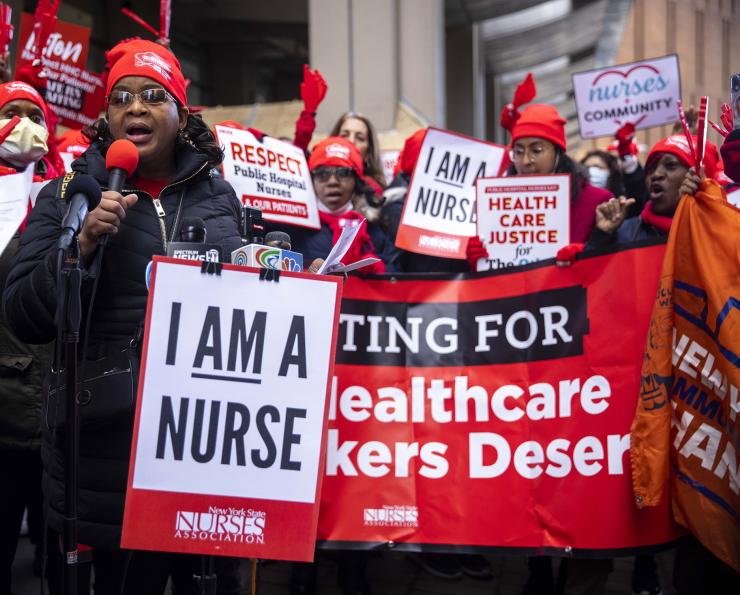 NYSNA Nurses Rally