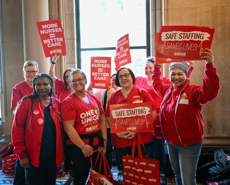 Nurses lobby in Albany