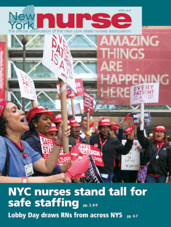 NY Nurse April 2015 Cover