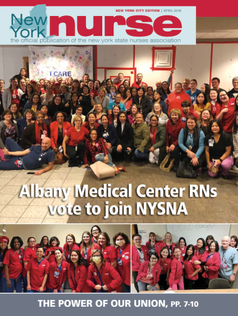 NY Nurse April 2018 Cover