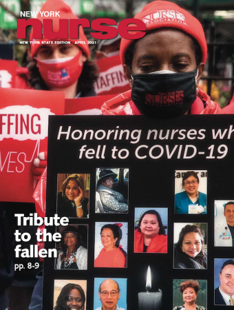 NY Nurse April 2021 Cover