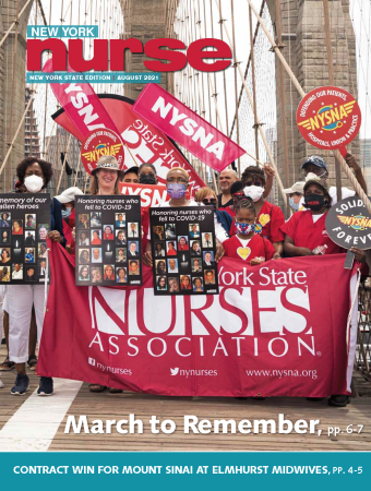 NY Nurse August 2021 Cover