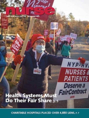 NY Nurse December 2021 Cover