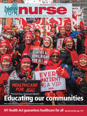 NY Nurse February 2017 Cover