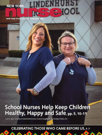 NY Nurse February 2022 Cover