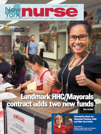 NY Nurse HHC/Mayorals 2014 Cover