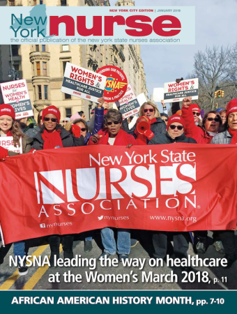 NY Nurse January 2018 Cover