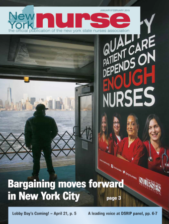 NY Nurse January/February 2015 Cover