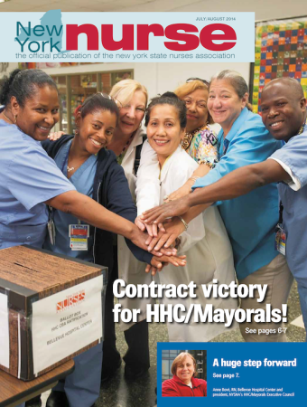 NY Nurse July/August 2014 Cover