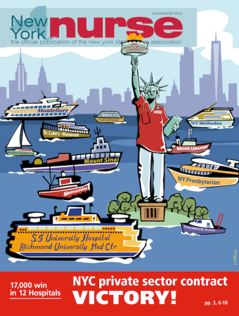 NY Nurse July/August 2015 Cover