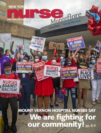 NY Nurse July/August 2020 Cover