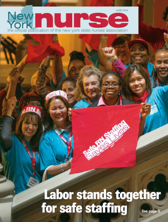 NY Nurse June 2014 Cover