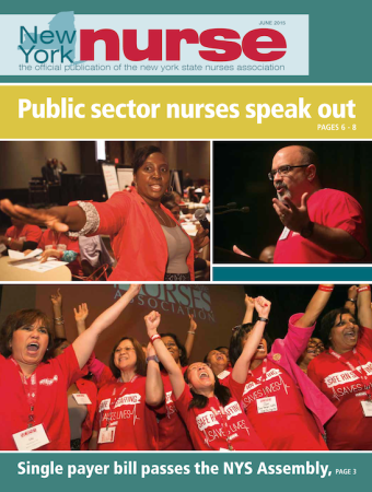 NY Nurse June 2015 Cover