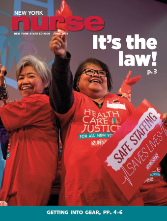 NY Nurse June 2021 Cover