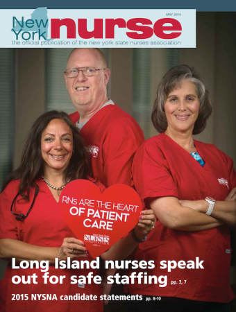 NY Nurse May 2015 Cover