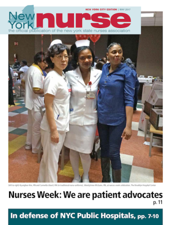 NY Nurse May 2017 Cover