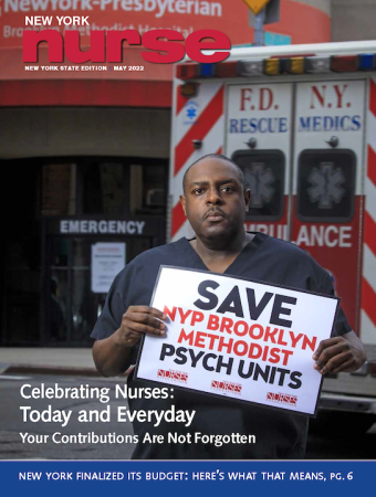 NY Nurse May 2022 Cover