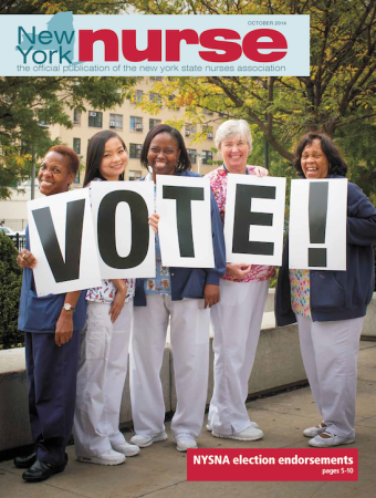 NY Nurse October 2014 Cover