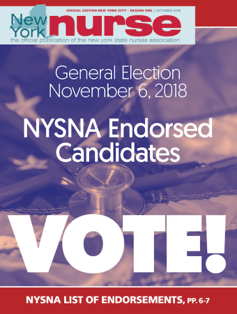 NY Nurse October 2018 Cover