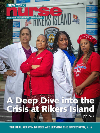 NY Nurse October 2021 Cover