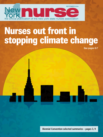 NY Nurse September 2014 Cover