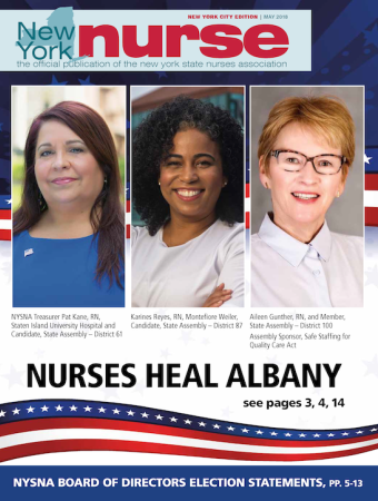 NY Nurse May 2018 Cover