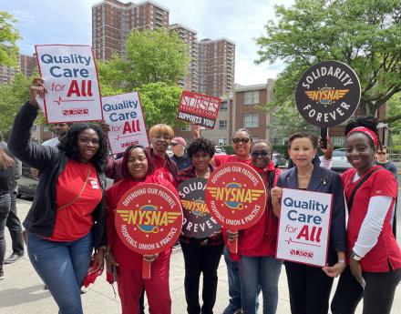 Labor Gets Out the Vote for Healthcare Champions