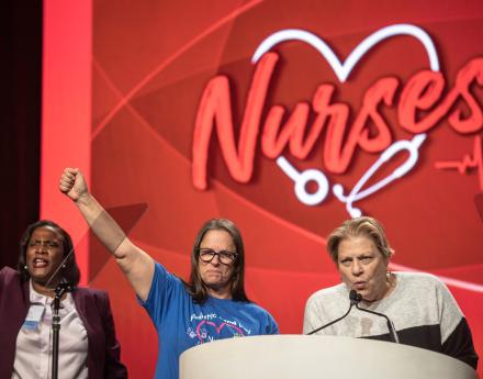 RWJH USW Nurse Leaders Join NYSNA at Convention 2023 