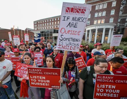 Albany Med Picket Aug 2024