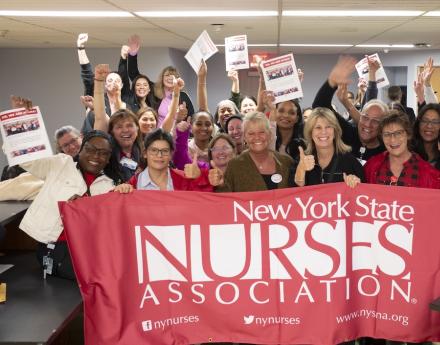 Huntington Nurses Vote to Join NYSNA Celebration