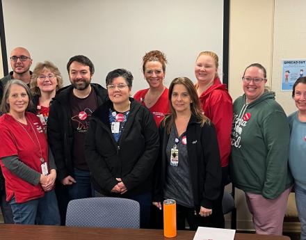 Oneida Nurses March on Boss