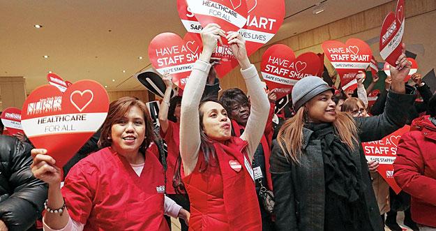 Nurses in Albany Lobbying Lawmakers