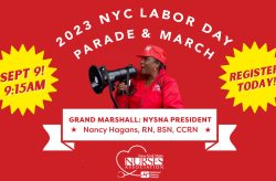 2023年纽约州护士协会劳动节游行